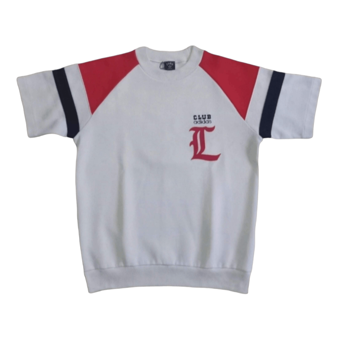 Adidas Vintage Club Adidas - Number 9 BackPrint Short Sleeve Tshirt Size US M / EU 48-50 / 2 - 1 Thumbnail