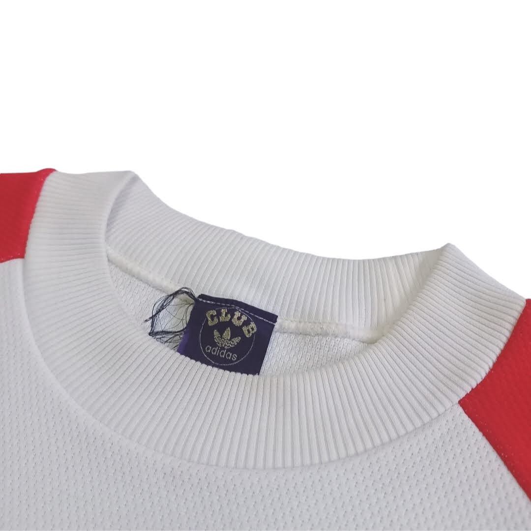 Adidas Vintage Club Adidas - Number 9 BackPrint Short Sleeve Tshirt Size US M / EU 48-50 / 2 - 5 Thumbnail