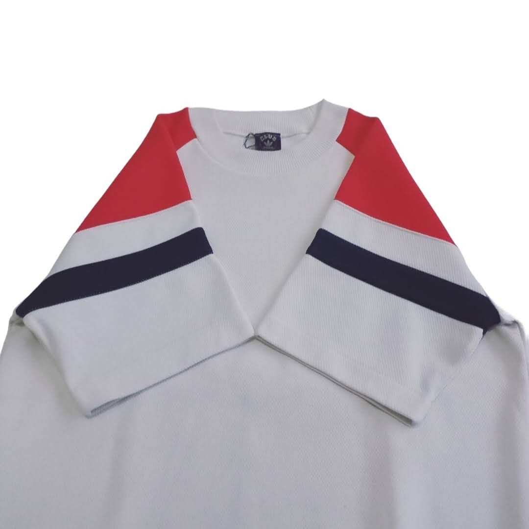 Adidas Vintage Club Adidas - Number 9 BackPrint Short Sleeve Tshirt Size US M / EU 48-50 / 2 - 4 Thumbnail