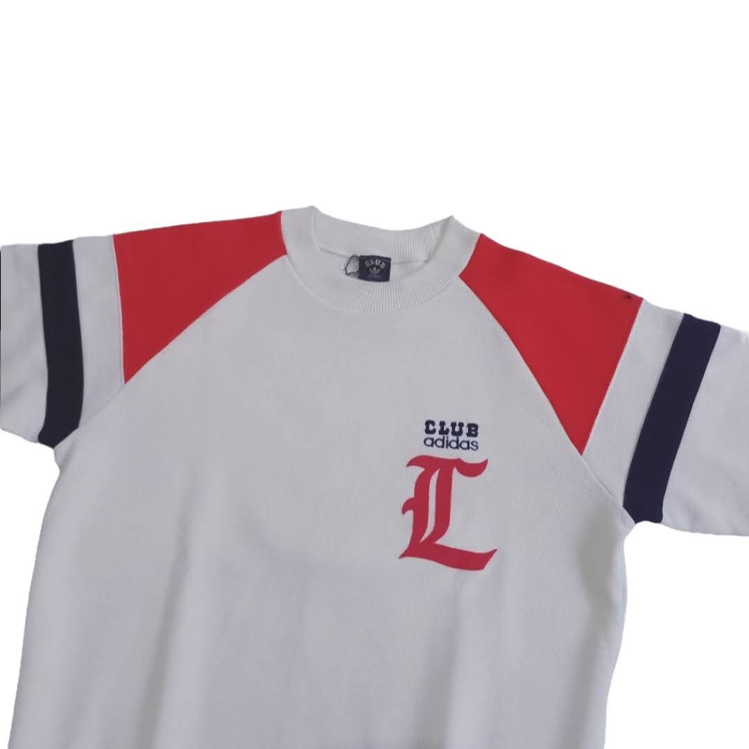 Adidas Vintage Club Adidas - Number 9 BackPrint Short Sleeve Tshirt Size US M / EU 48-50 / 2 - 3 Thumbnail