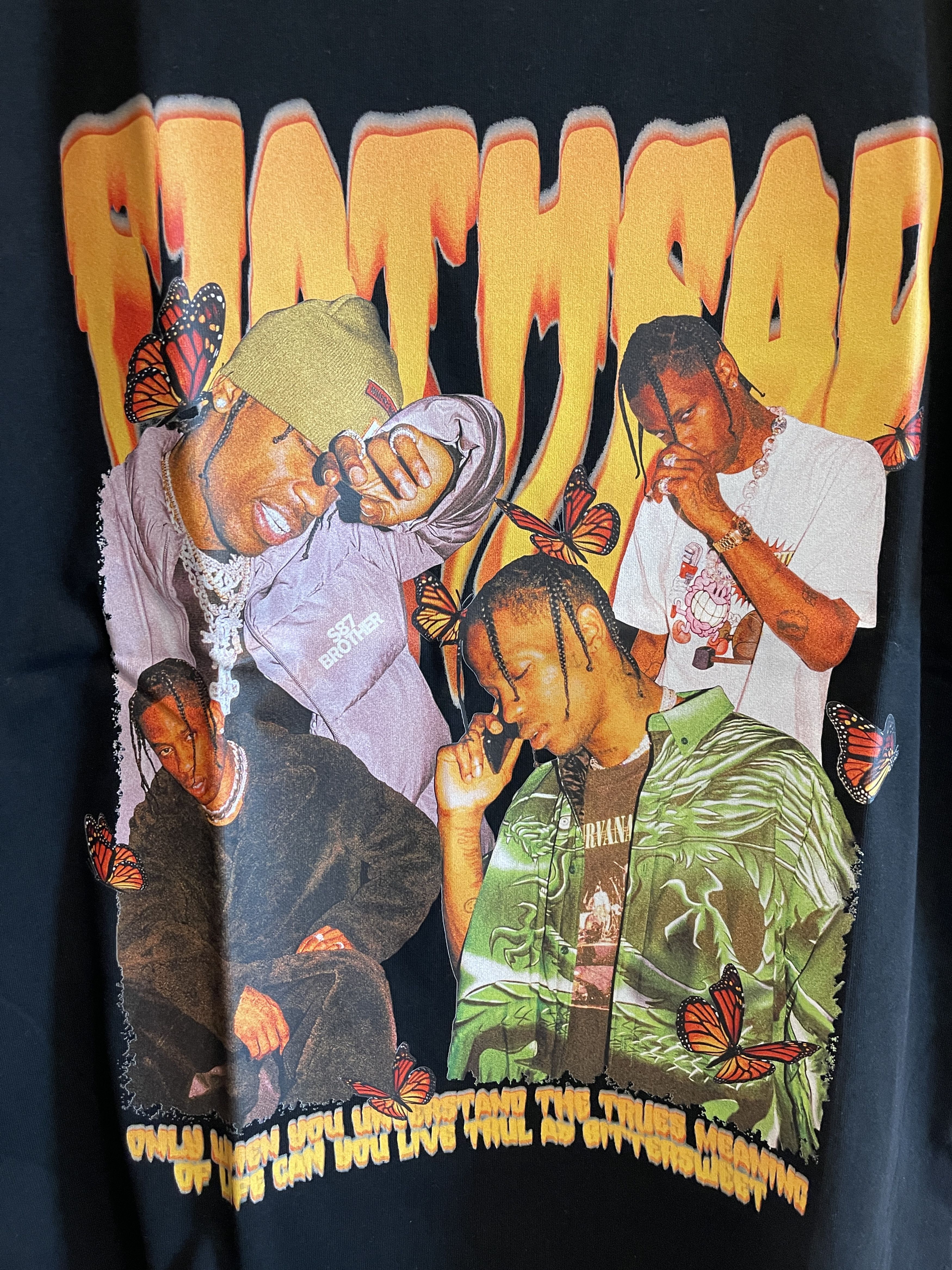 Japanese Brand × Rap Tees STEAL! Travis Scott La Flame Tee Size US L / EU 52-54 / 3 - 2 Thumbnail