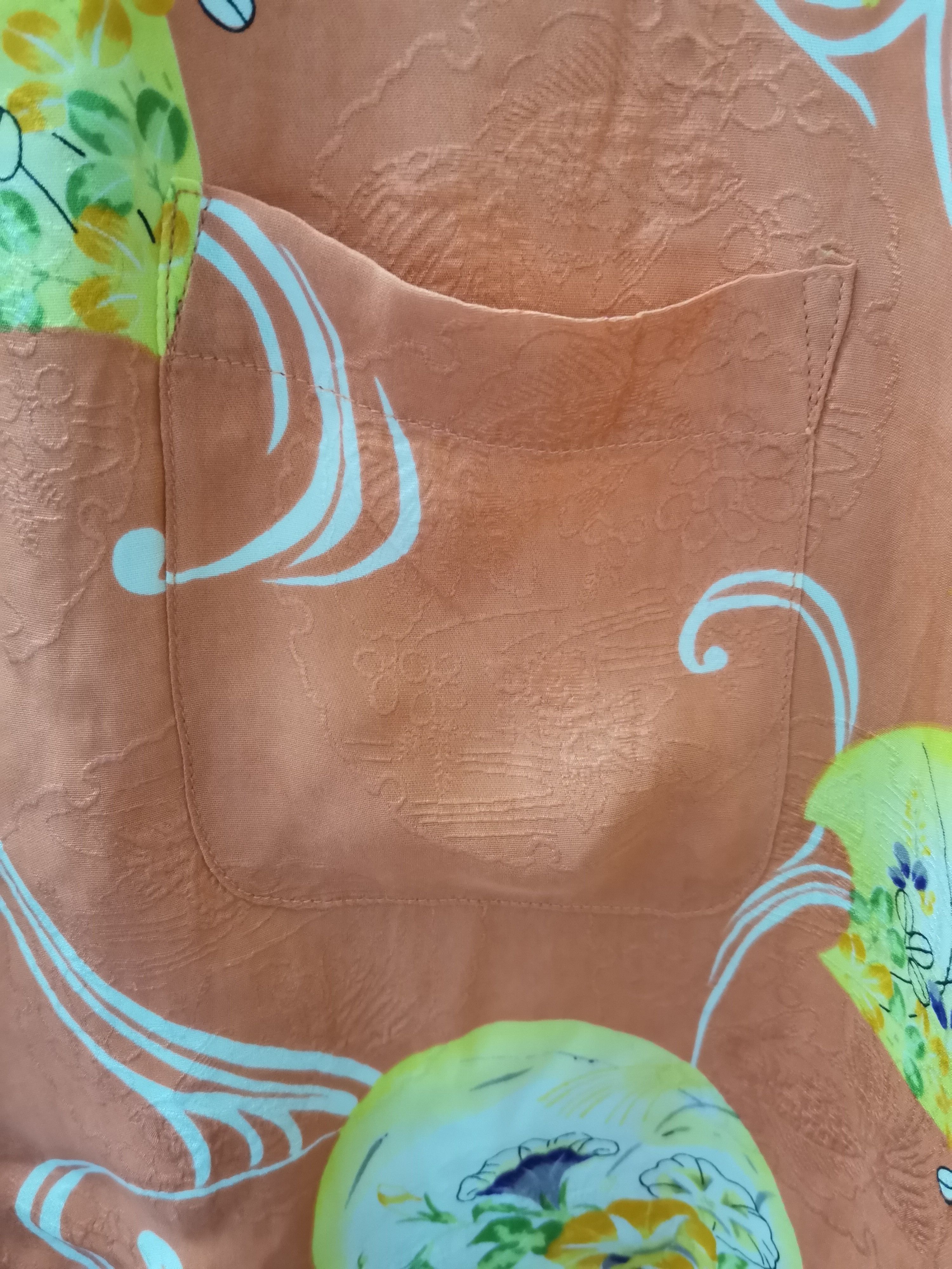 Sun Surf Japanese Motif Goldfish Hawaiian Nylon Button Up Shirt Size US M / EU 48-50 / 2 - 4 Thumbnail