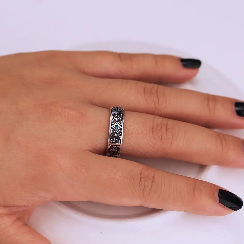 Japanese Brand × Jewelry × Vintage Carved Leaf Shape Ring Size ONE SIZE - 4 Thumbnail