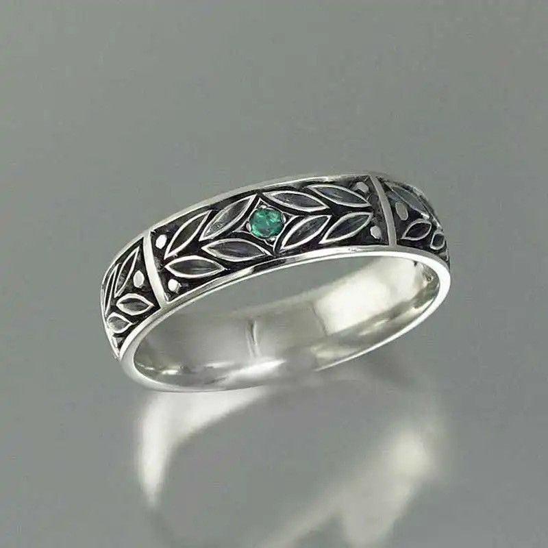 Japanese Brand × Jewelry × Vintage Carved Leaf Shape Ring Size ONE SIZE - 1 Thumbnail