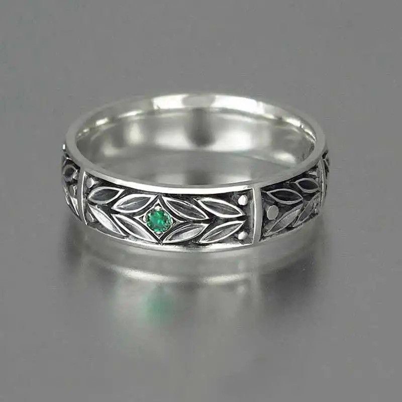 Japanese Brand × Jewelry × Vintage Carved Leaf Shape Ring Size ONE SIZE - 3 Thumbnail