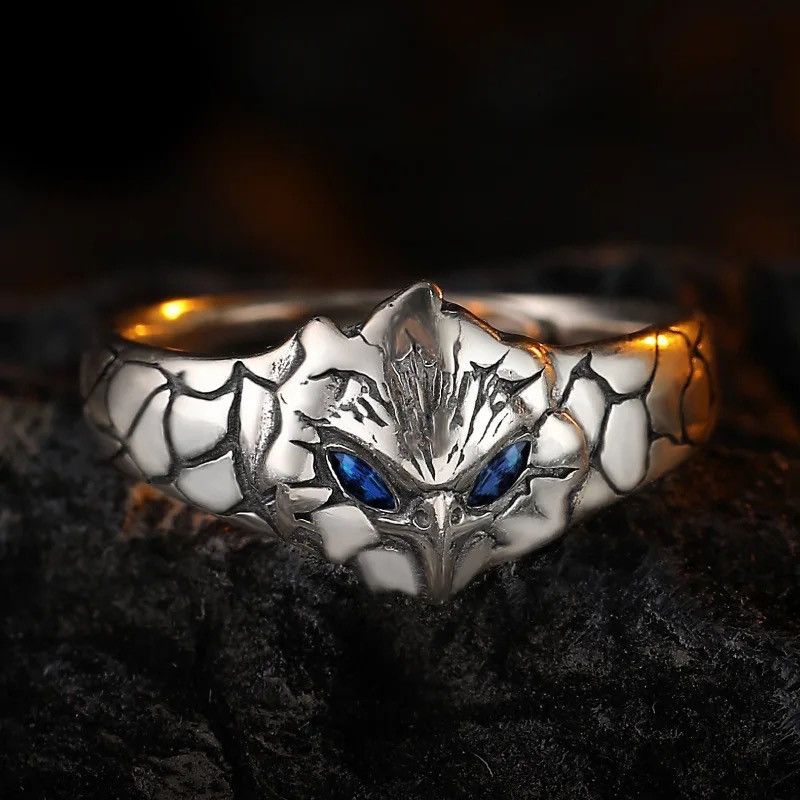 Jewelry Blue Eyes Eagle Rings Size ONE SIZE - 2 Thumbnail