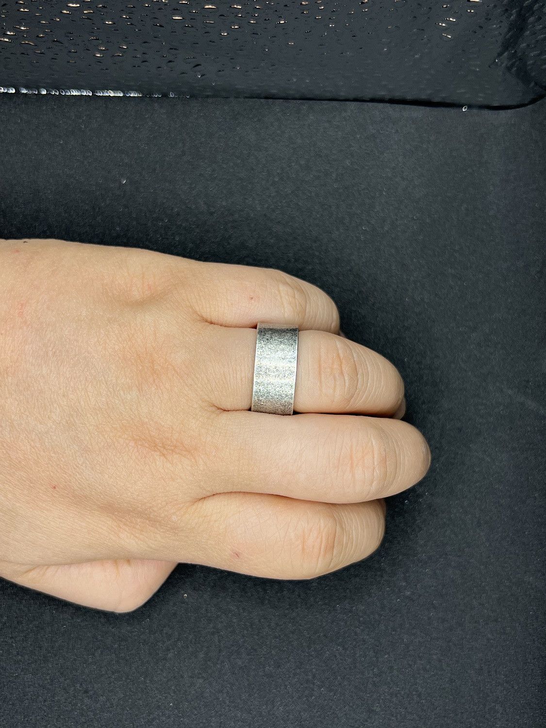 Jewelry Antique Silver stainless steel ring - Size 8.5 Size ONE SIZE - 4 Thumbnail
