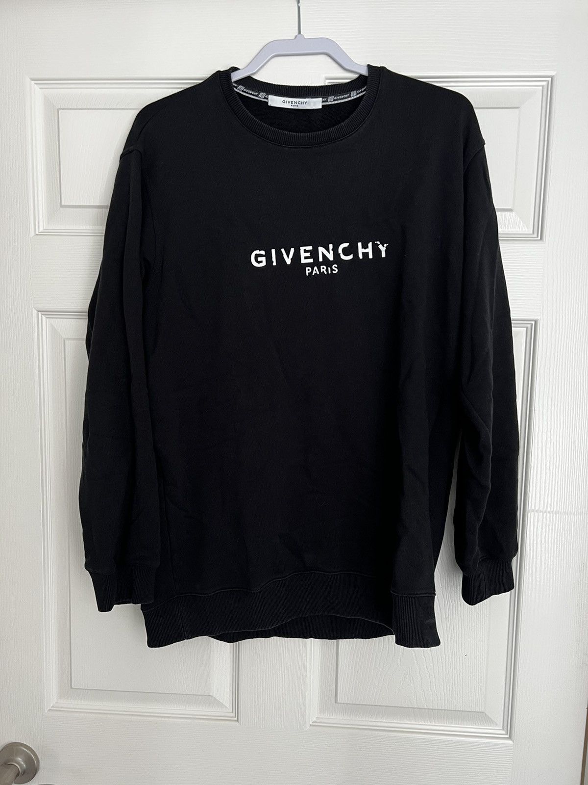 Givenchy hot sale distressed crewneck