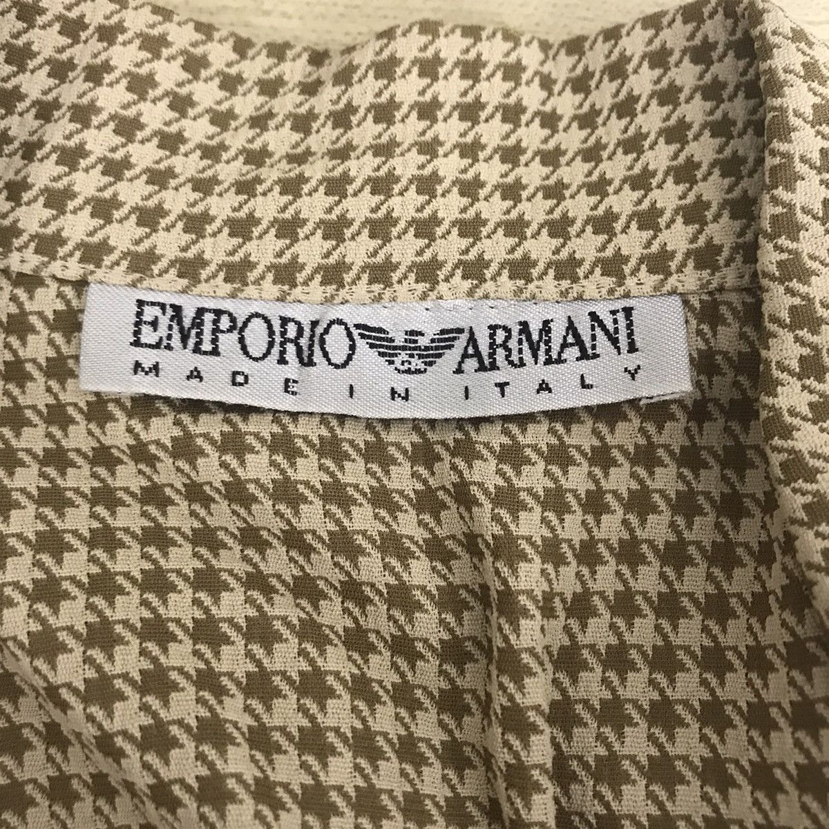 Emporio Armani EMPORIO ARMANI Italian Brand Check Coat Size US L / EU 52-54 / 3 - 4 Thumbnail