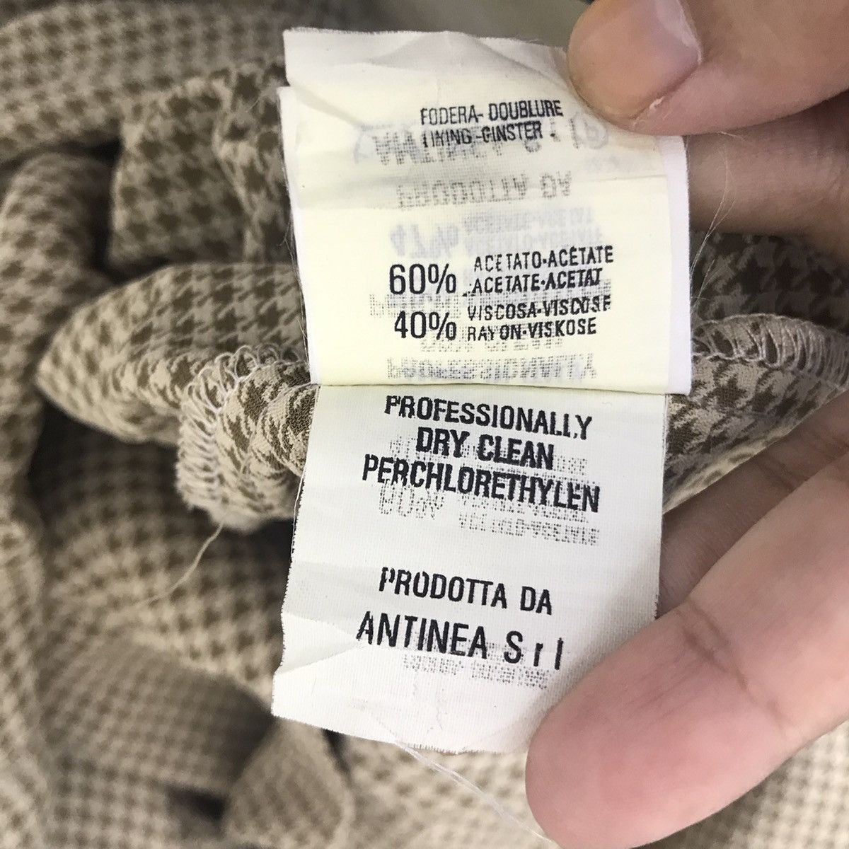 Emporio Armani EMPORIO ARMANI Italian Brand Check Coat Size US L / EU 52-54 / 3 - 8 Thumbnail
