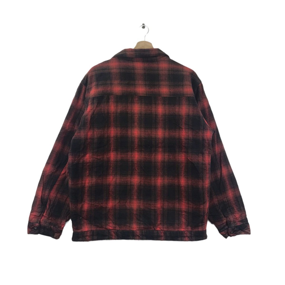 Woolrich Woolen Mills Vintage WOOLRICH USA Check Wool Red Jacket Size US XL / EU 56 / 4 - 4 Thumbnail