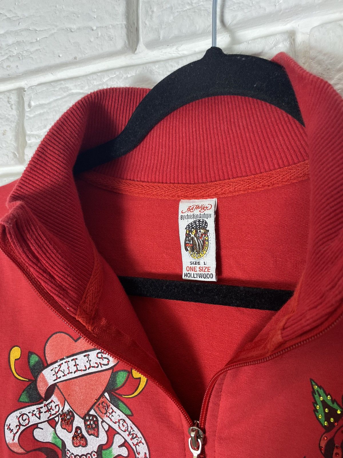 Christian Audigier × Ed Hardy × Vintage Vintage Ed Hardy Zip up Size US S / EU 44-46 / 1 - 5 Thumbnail