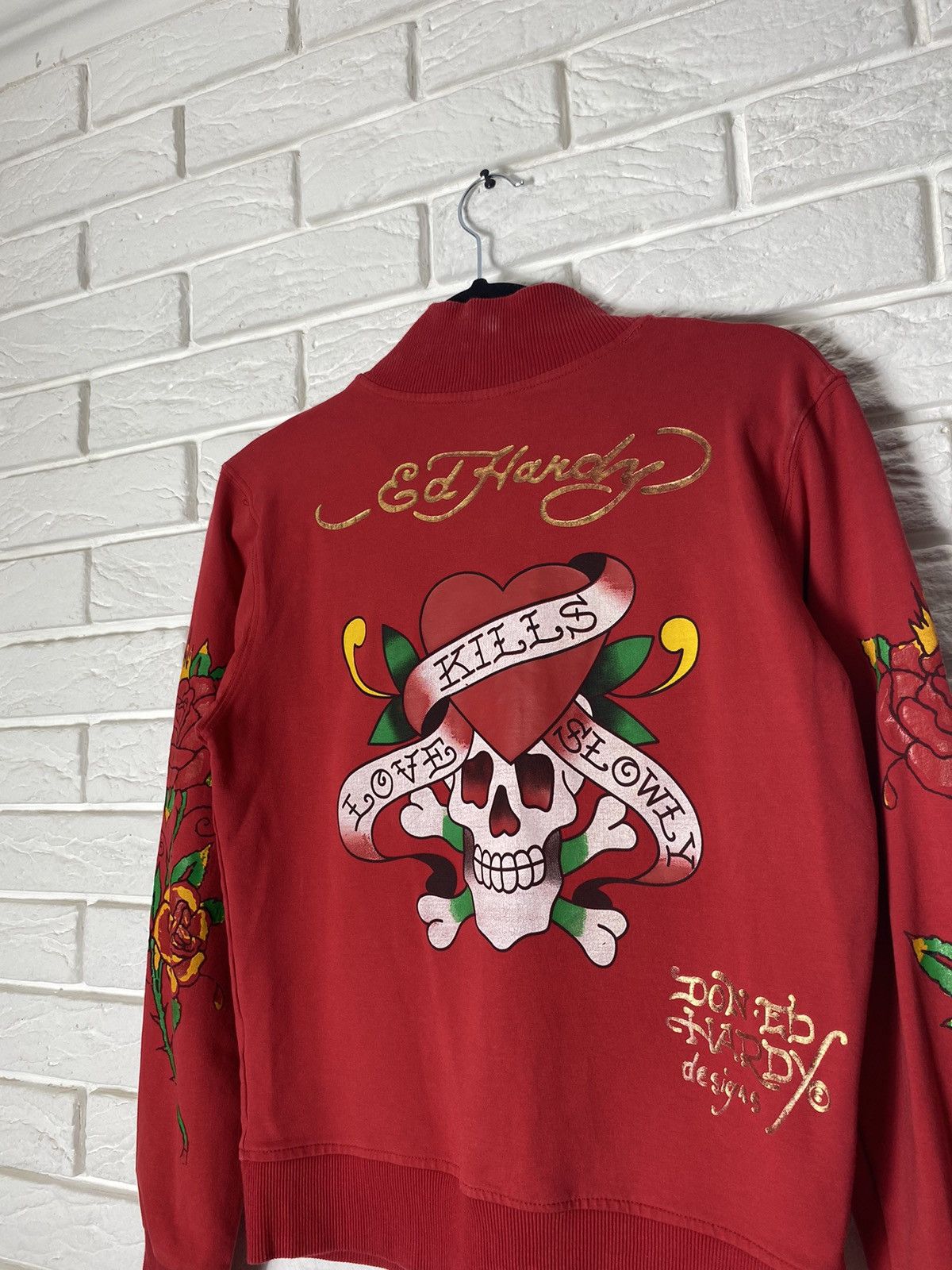 Christian Audigier × Ed Hardy × Vintage Vintage Ed Hardy Zip up Size US S / EU 44-46 / 1 - 6 Thumbnail