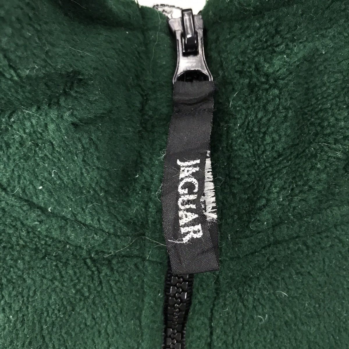 Vintage JAGUAR CLUB Green Half Zipper Sherpa Fleece Bomber Size US M / EU 48-50 / 2 - 3 Thumbnail