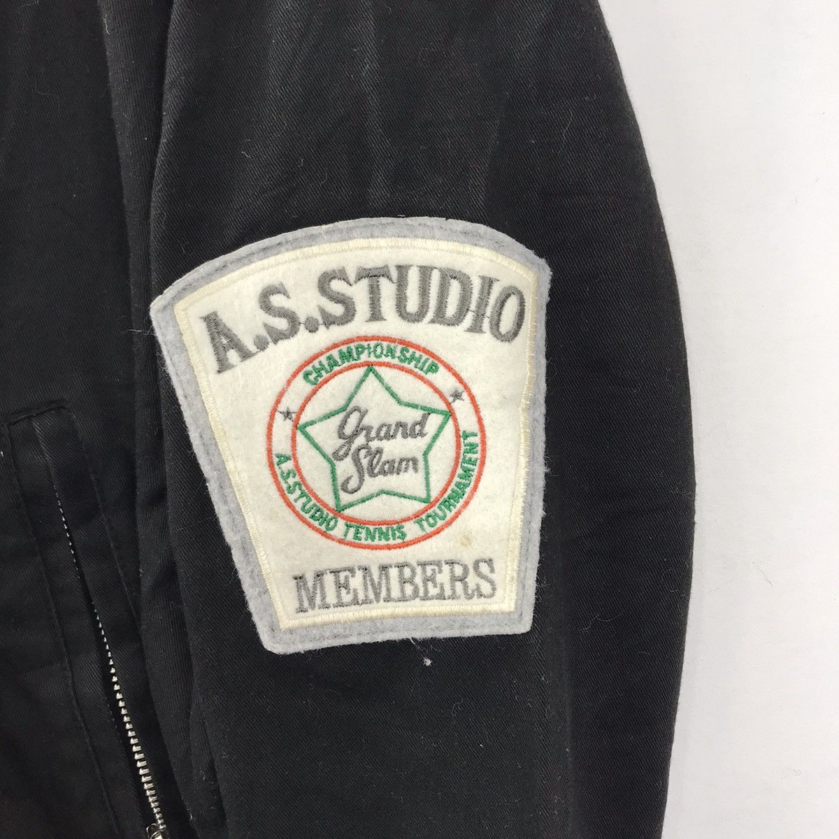 Vintage A.S - STUDIO TENNIS Tournament Check Tartan Bomber Jacket Size US L / EU 52-54 / 3 - 5 Thumbnail