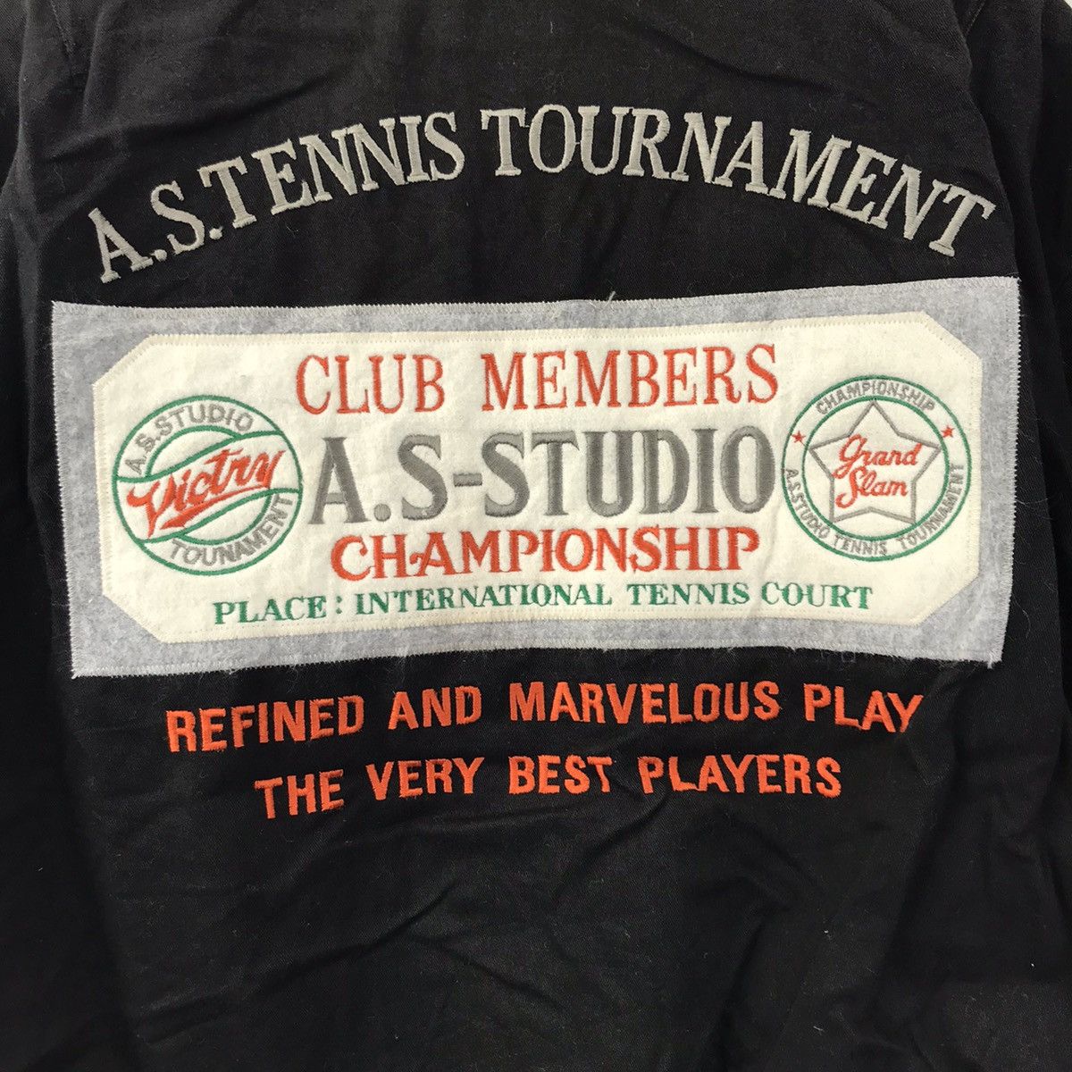 Vintage A.S - STUDIO TENNIS Tournament Check Tartan Bomber Jacket Size US L / EU 52-54 / 3 - 2 Thumbnail