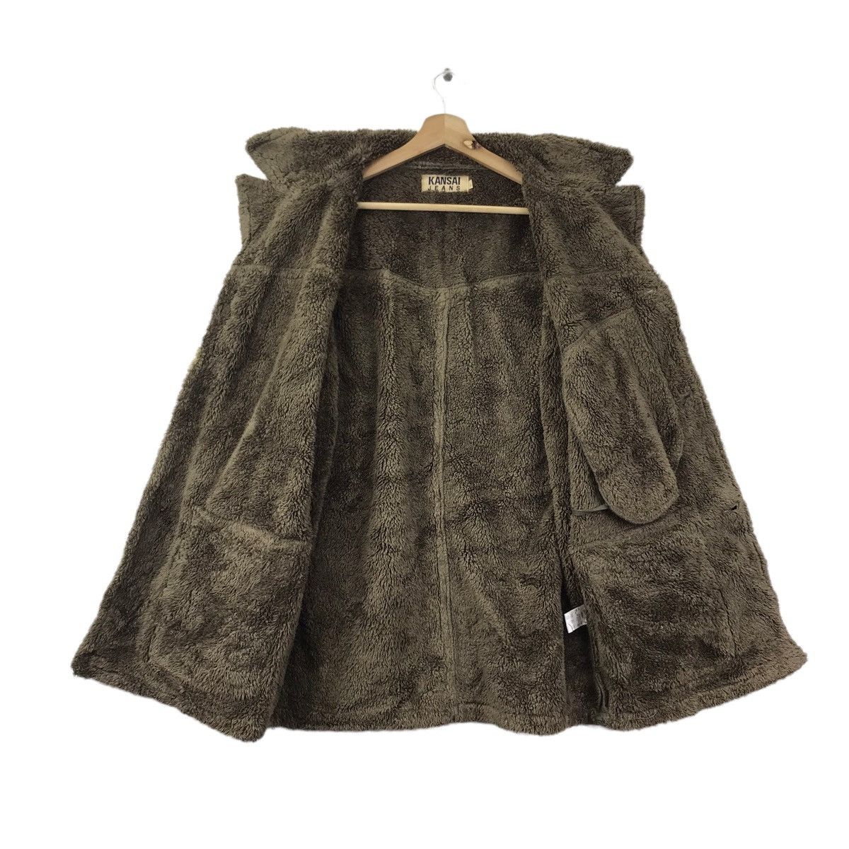 Kansai Yamamoto KANSAI JEANS YAMAMOTO Japanese Brand Wool Green Coat Jacket Size US M / EU 48-50 / 2 - 6 Thumbnail
