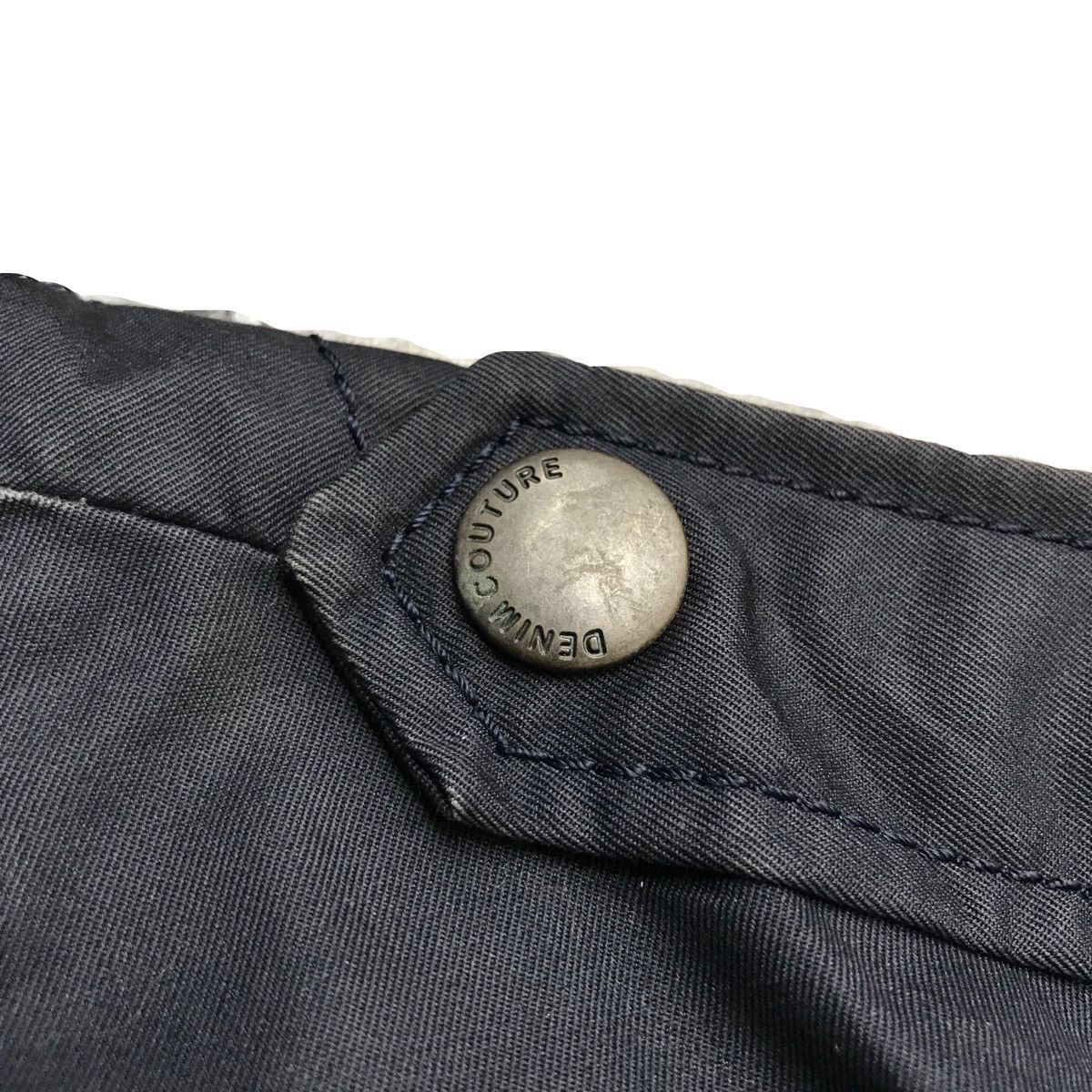 Zara ZARA MAN Denim Couture Flight Navy Bomber Jacket Size US M / EU 48-50 / 2 - 4 Thumbnail