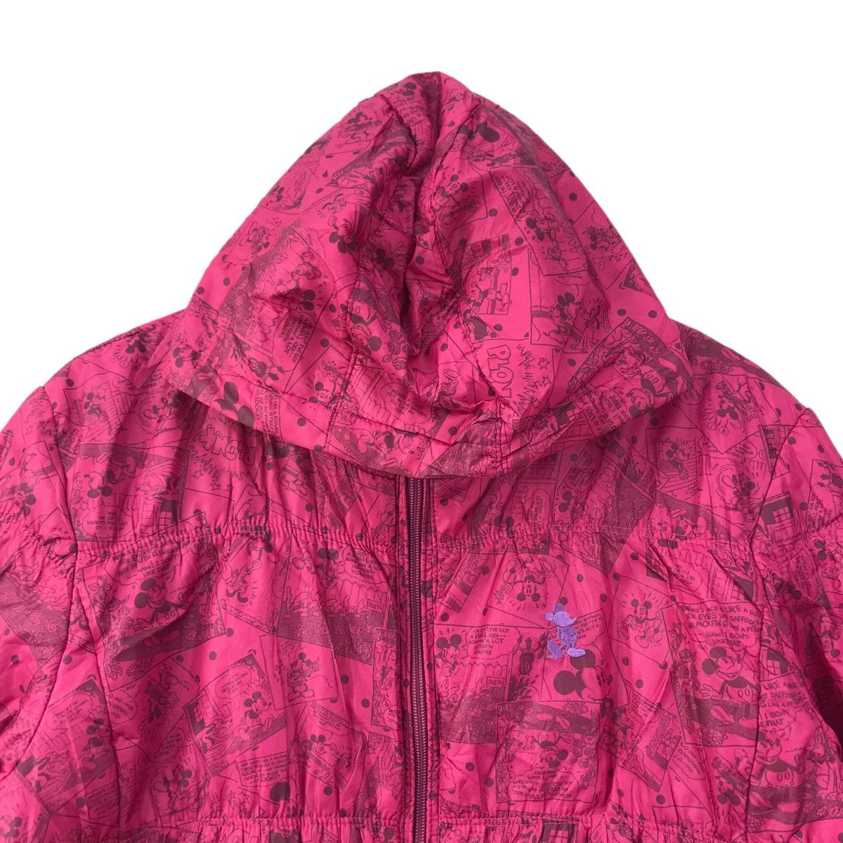 Disney DISNEY MICKEY MOUSE Overprint Design Puffer Bomber Jacket Size US M / EU 48-50 / 2 - 2 Thumbnail