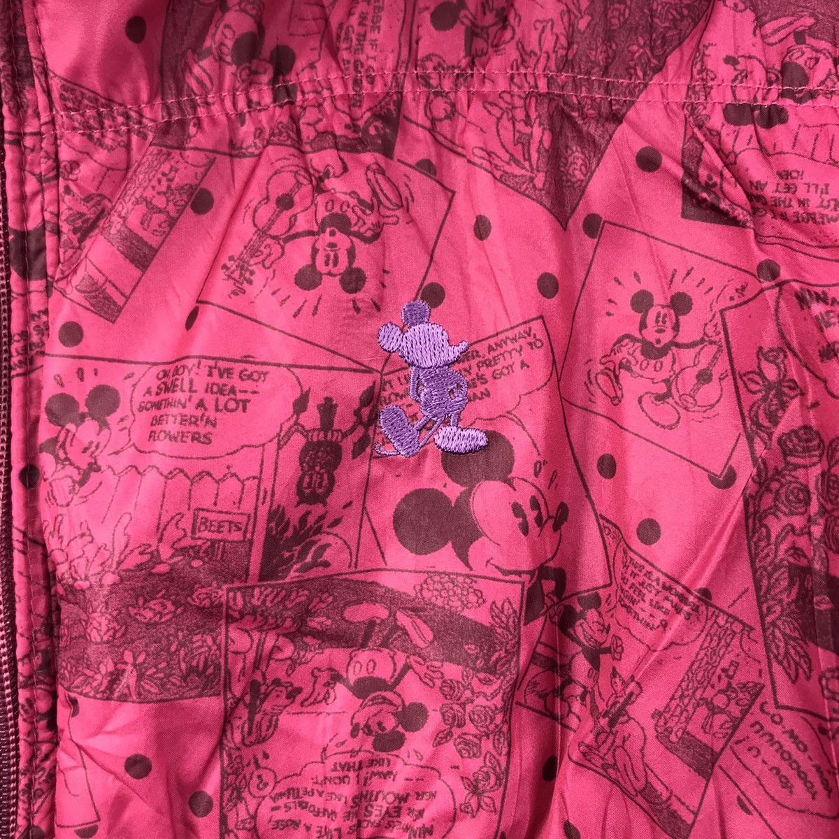 Disney DISNEY MICKEY MOUSE Overprint Design Puffer Bomber Jacket Size US M / EU 48-50 / 2 - 3 Thumbnail