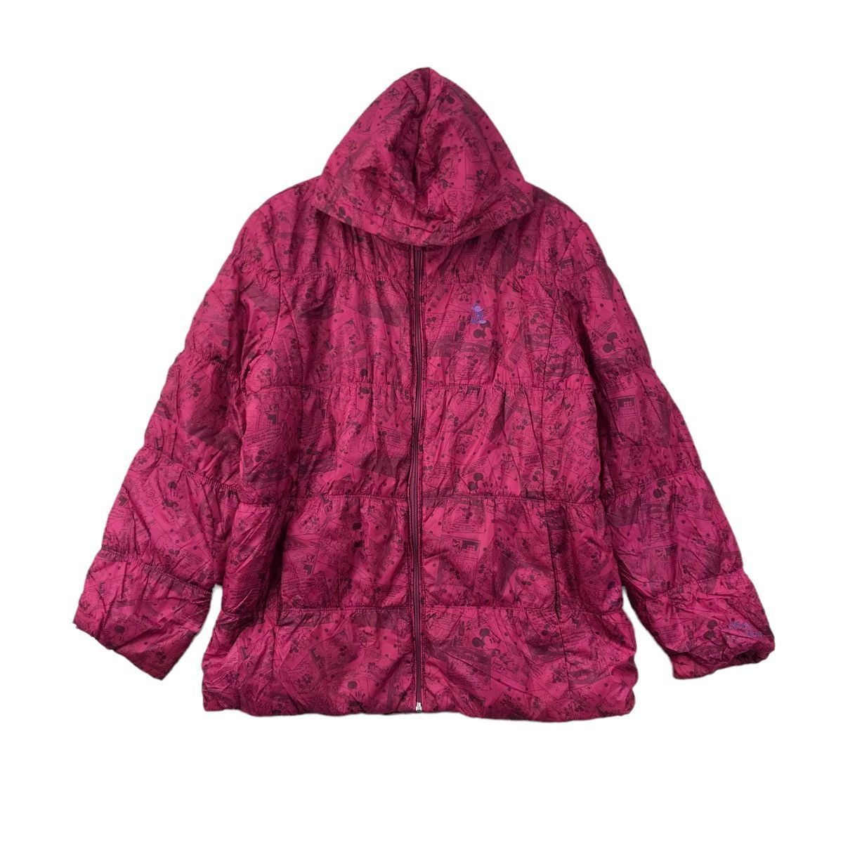 Disney DISNEY MICKEY MOUSE Overprint Design Puffer Bomber Jacket Size US M / EU 48-50 / 2 - 1 Thumbnail