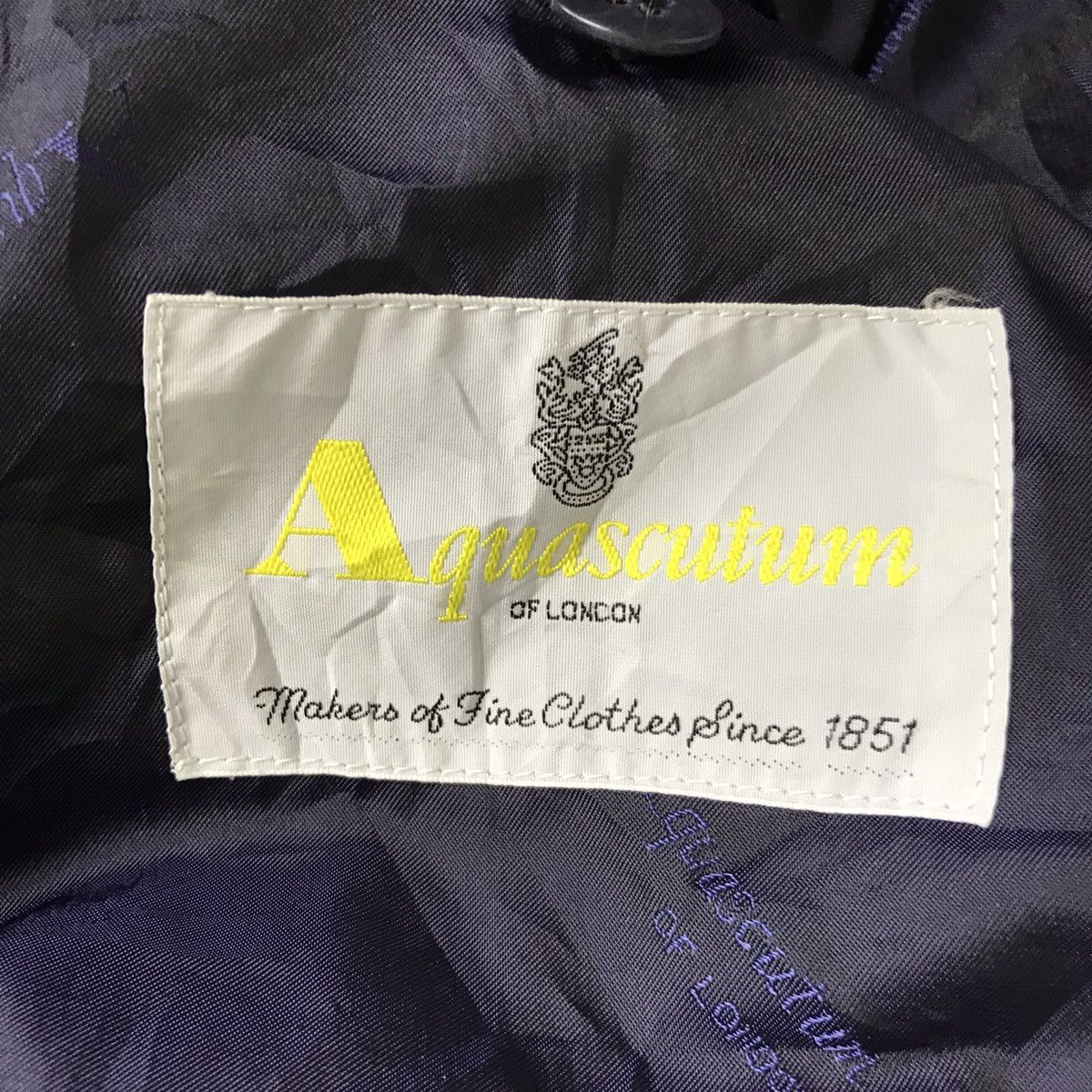Aquascutum AQUASCUTUM British Brand Plain Blazer Coat Jacket Size US M / EU 48-50 / 2 - 5 Thumbnail
