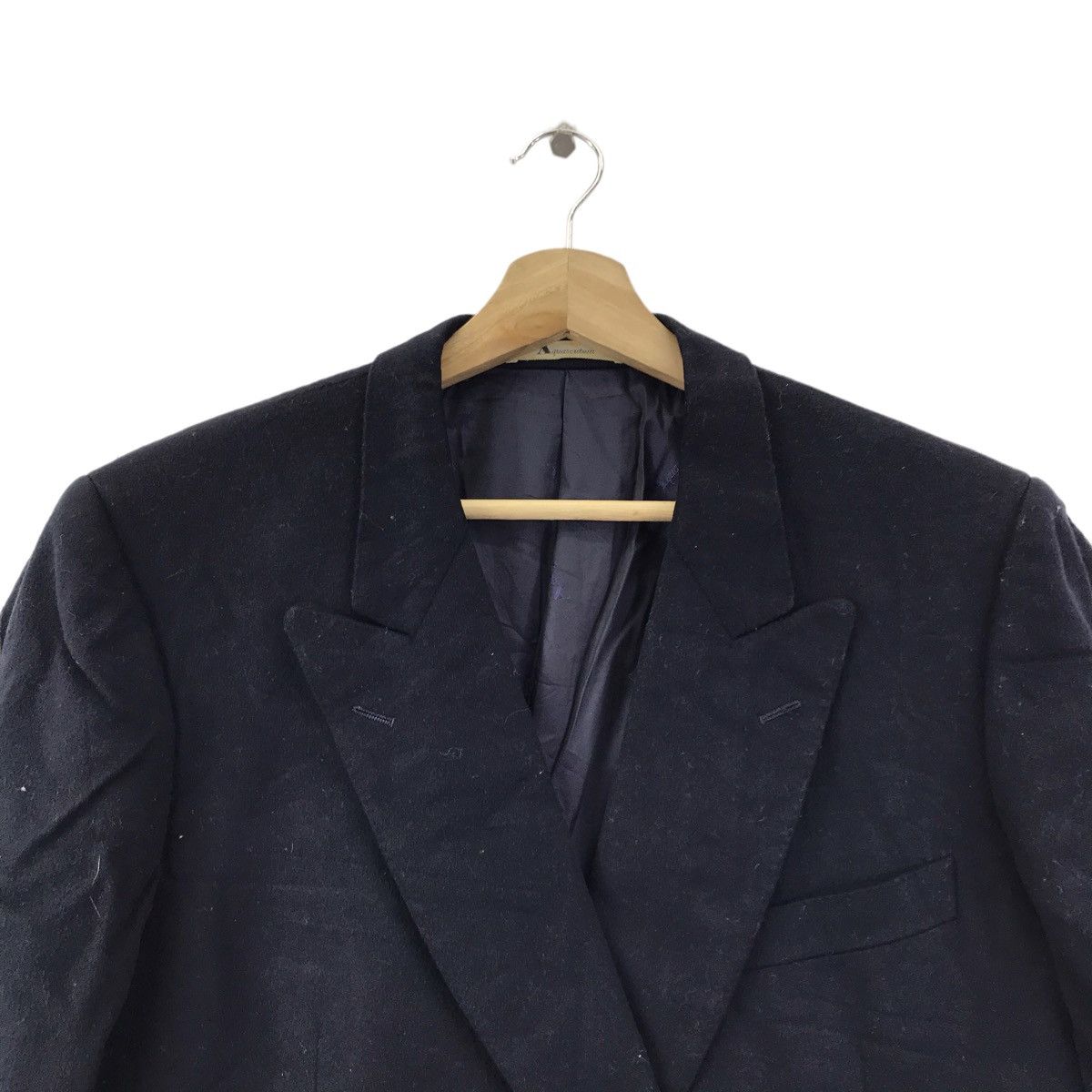 Aquascutum AQUASCUTUM British Brand Plain Blazer Coat Jacket Size US M / EU 48-50 / 2 - 2 Thumbnail