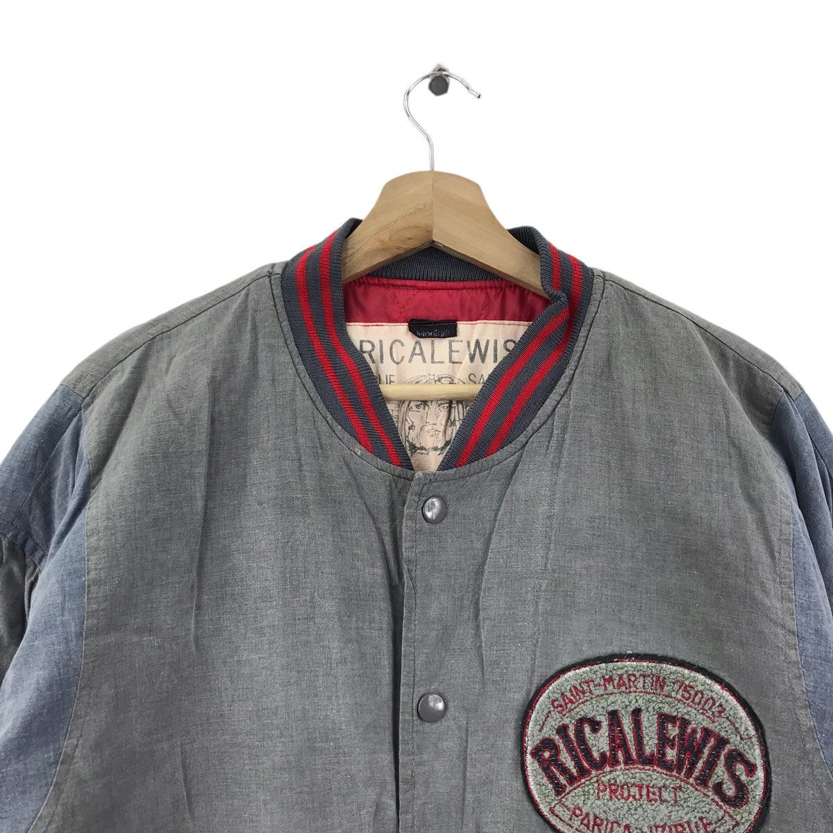 Vintage RICALEWIS PROJECT By Saint Martin Flight Jacket Jacket Size US M / EU 48-50 / 2 - 2 Thumbnail