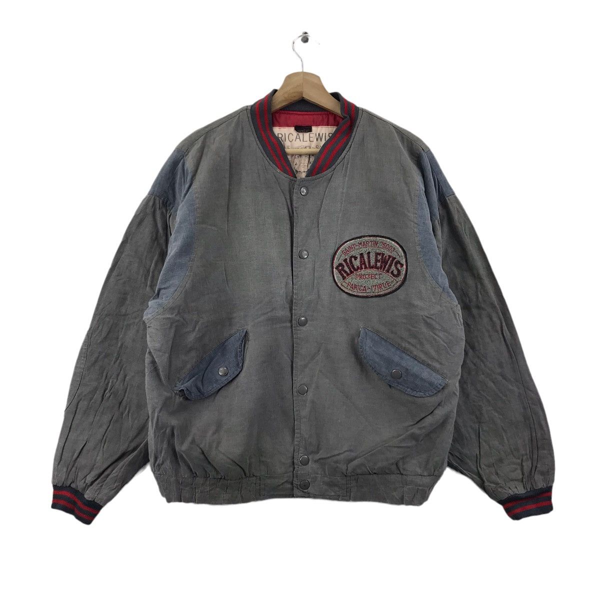 Vintage RICALEWIS PROJECT By Saint Martin Flight Jacket Jacket Size US M / EU 48-50 / 2 - 1 Thumbnail