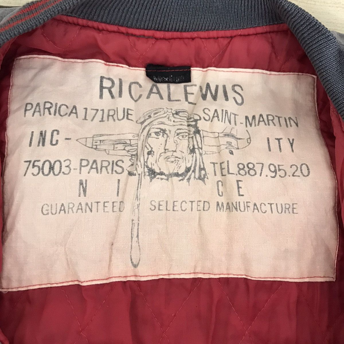 Vintage RICALEWIS PROJECT By Saint Martin Flight Jacket Jacket Size US M / EU 48-50 / 2 - 4 Thumbnail