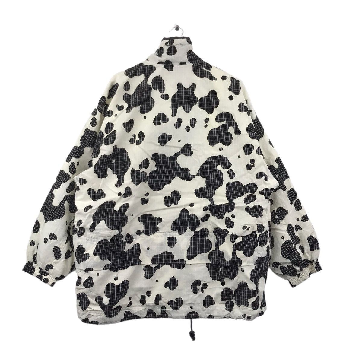 Vintage CRESSON HOMME Black White Overprint Bomber Jacket Size US L / EU 52-54 / 3 - 8 Thumbnail