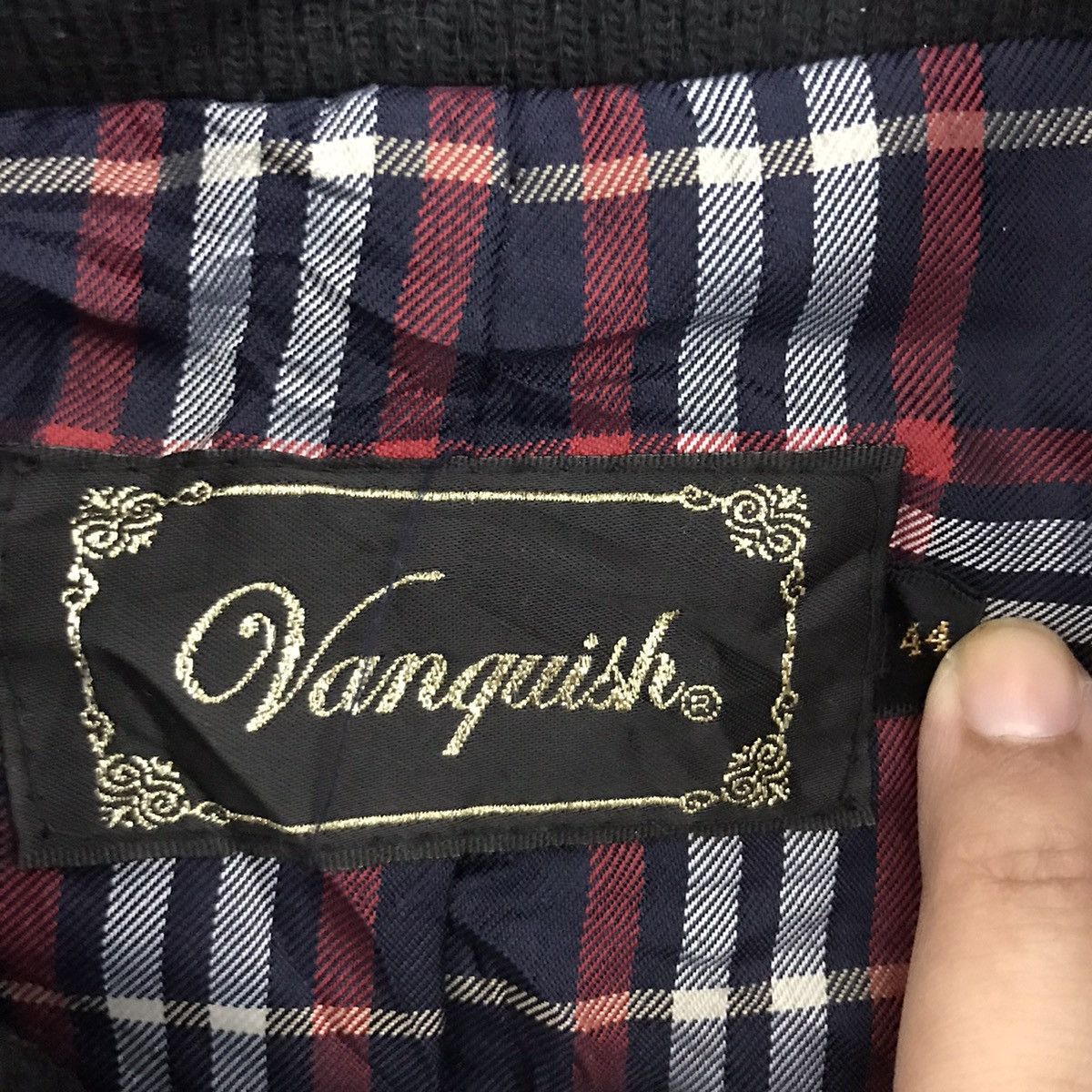 Vanquish VANQUISH Check Tartan Multi Pocket Black Jacket Size US XS / EU 42 / 0 - 3 Thumbnail