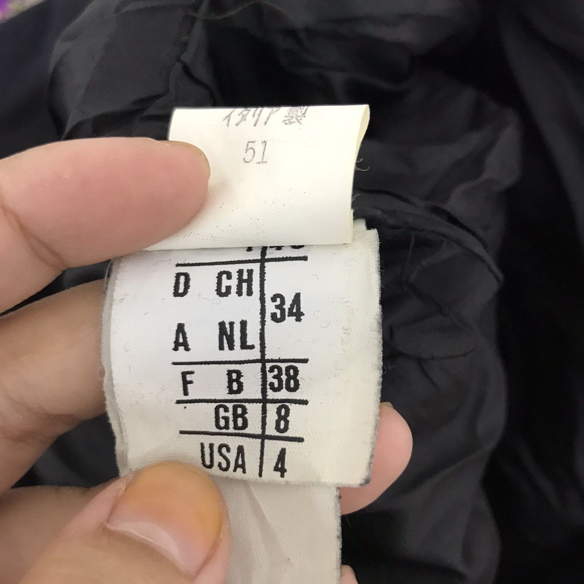 Vintage STUDIO 001 FERRE Italy Designer Black Blazer Coat Size US XS / EU 42 / 0 - 6 Thumbnail