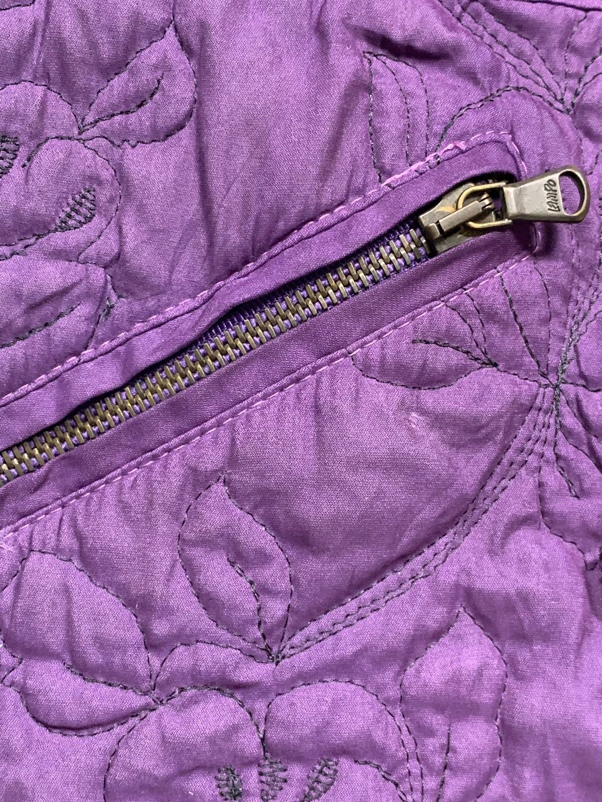 Versace Vintage Versace Quilted Long Jacket Parka Lampo Zip Size US M / EU 48-50 / 2 - 5 Thumbnail