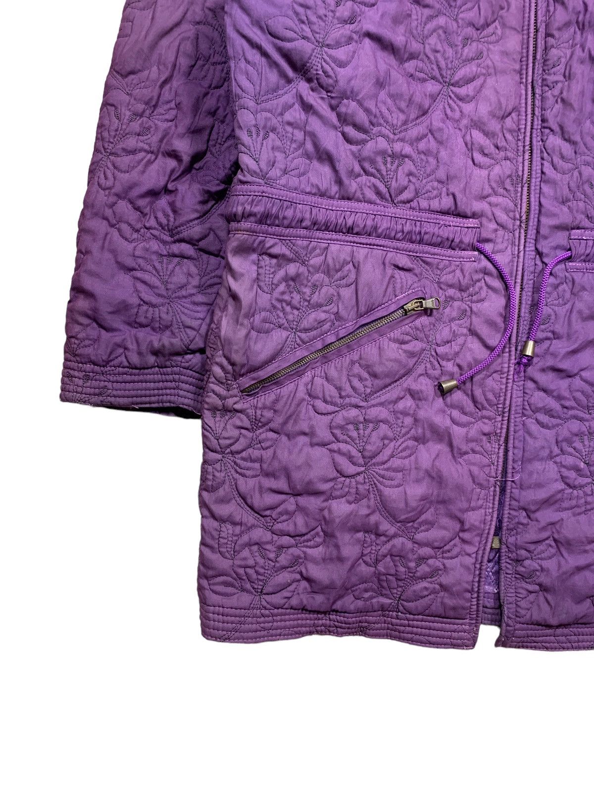 Versace Vintage Versace Quilted Long Jacket Parka Lampo Zip Size US M / EU 48-50 / 2 - 3 Thumbnail