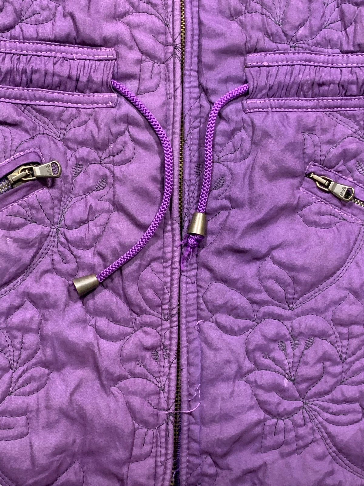 Versace Vintage Versace Quilted Long Jacket Parka Lampo Zip Size US M / EU 48-50 / 2 - 4 Thumbnail