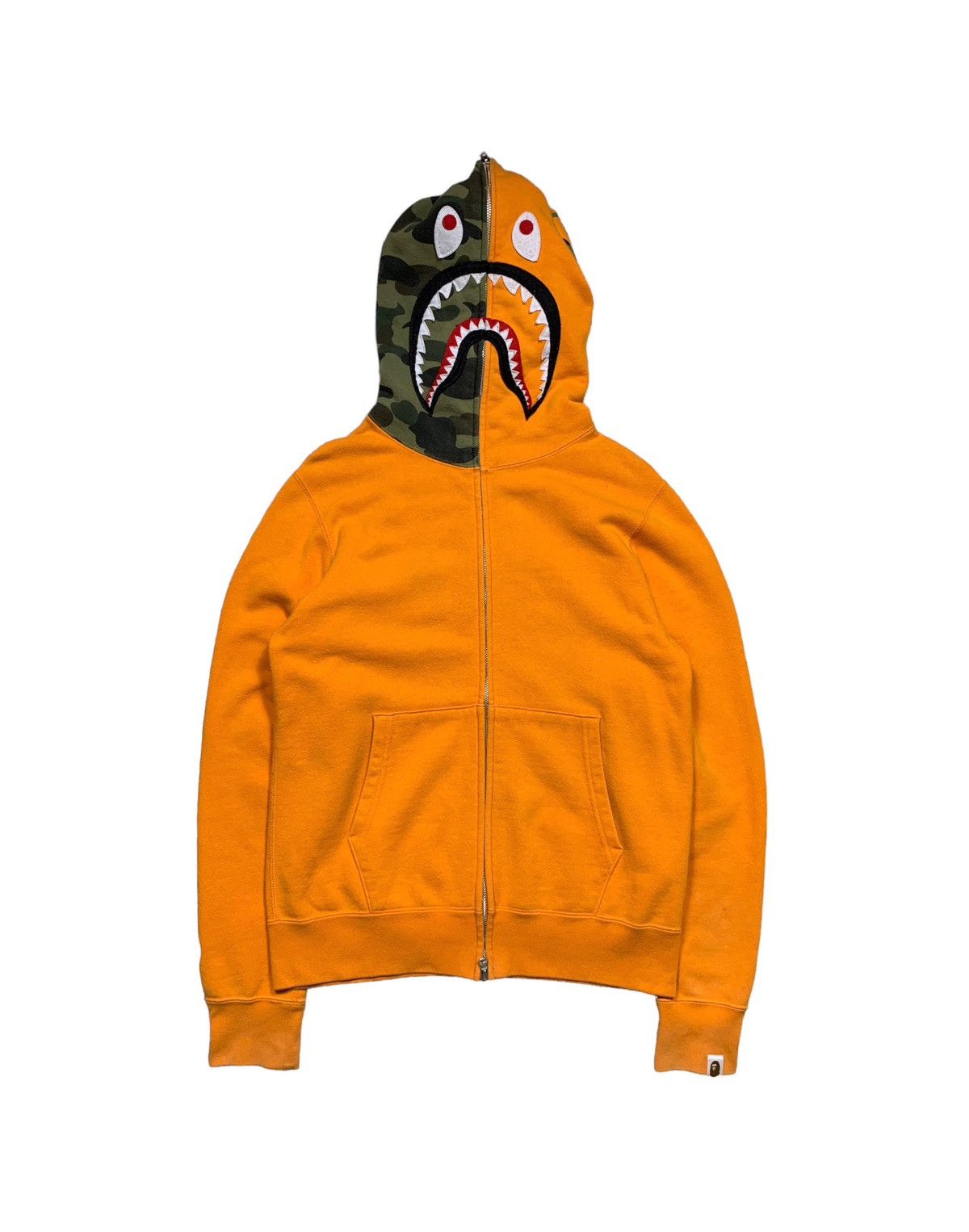 Bape shark hoodie discount orange