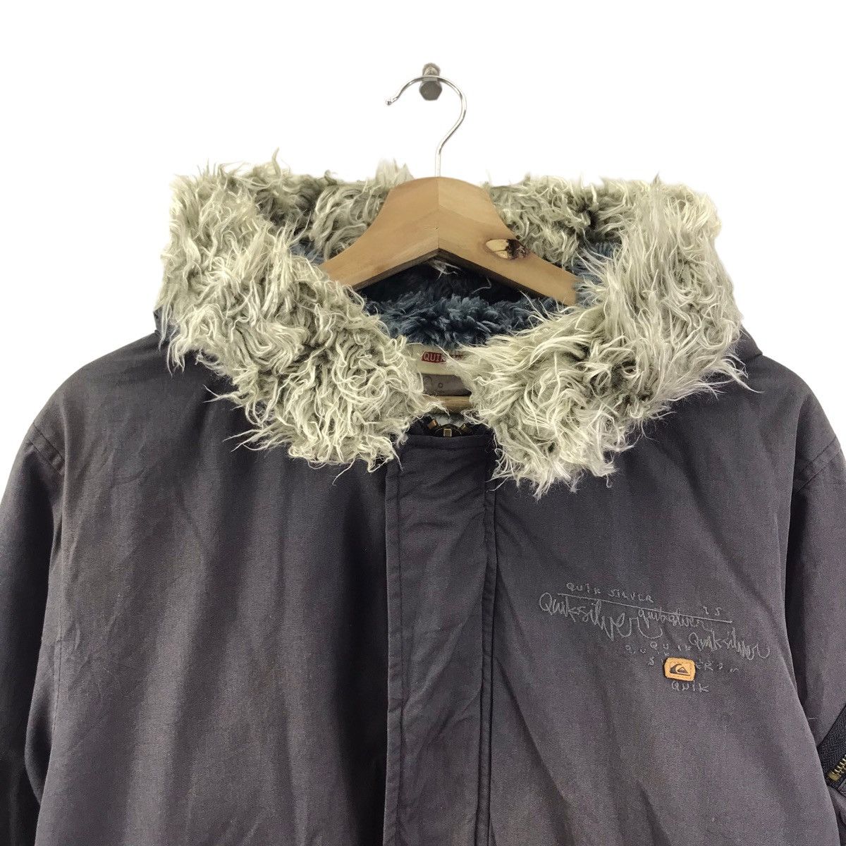 Quiksilver Vintage QUIKSILVER SURF Surfing Brand Ski Bomber BrownJacket Size US L / EU 52-54 / 3 - 2 Thumbnail
