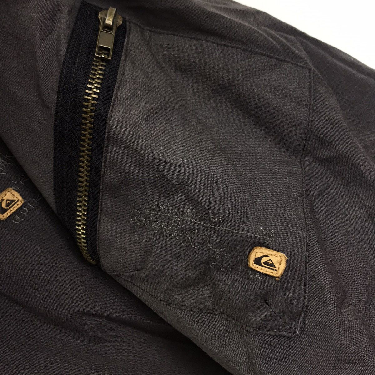 Quiksilver Vintage QUIKSILVER SURF Surfing Brand Ski Bomber BrownJacket Size US L / EU 52-54 / 3 - 4 Thumbnail