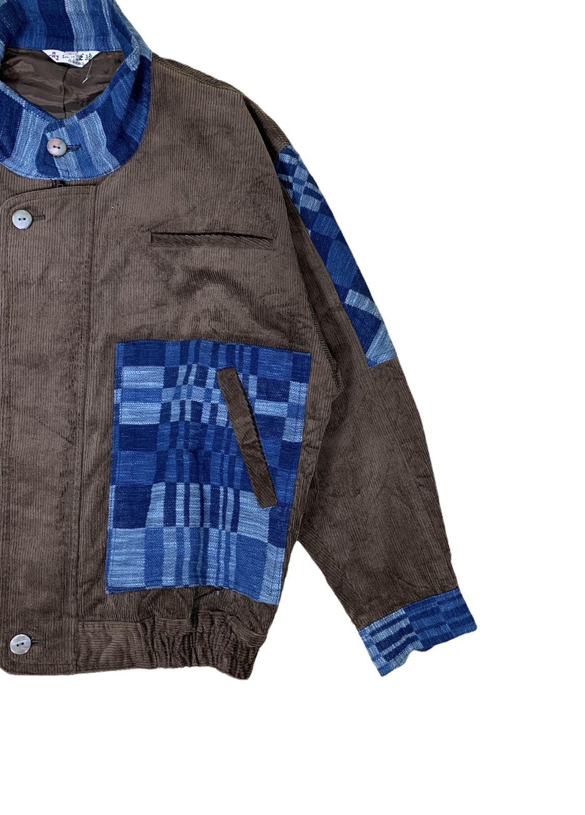 Japanese Brand Rare Japanese Brand Denim Jacket Kapital Inspired Patchwork Size US L / EU 52-54 / 3 - 3 Thumbnail
