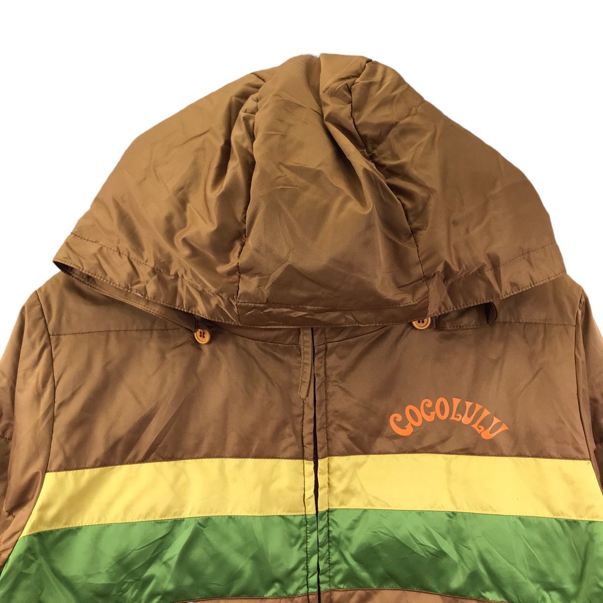 Japanese Brand Vintage COCOLULU Japanese Brand Puffer Brown Bomber Jacket Size US S / EU 44-46 / 1 - 2 Thumbnail