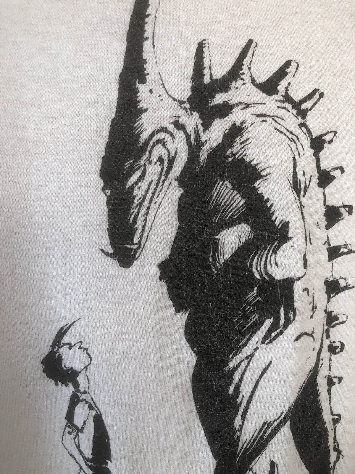 Vintage Vintage 1991 CLIVE BARKER Artwork BOY and The DRAGON Tee Size US L / EU 52-54 / 3 - 6 Thumbnail