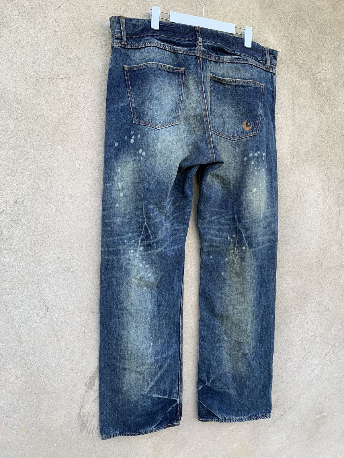 Japanese Brand Asnadispec Armoured Division Task Force Selvedge Denim Pants Size US 37 - 7 Thumbnail