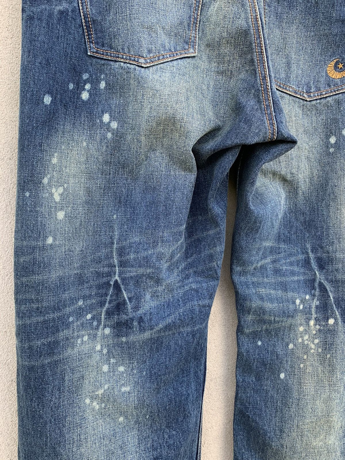 Japanese Brand Asnadispec Armoured Division Task Force Selvedge Denim Pants Size US 37 - 12 Thumbnail