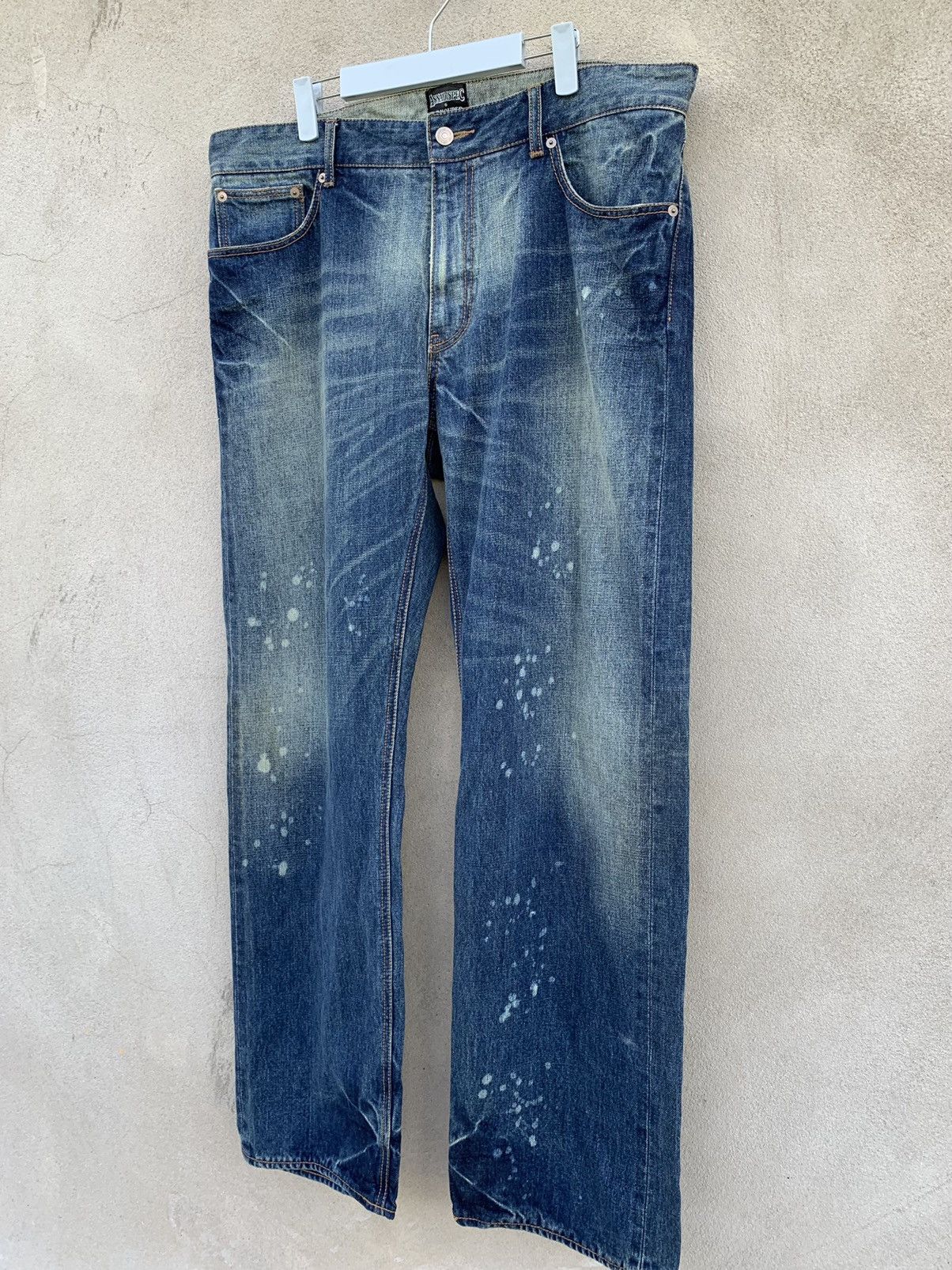 Japanese Brand Asnadispec Armoured Division Task Force Selvedge Denim Pants Size US 37 - 5 Thumbnail