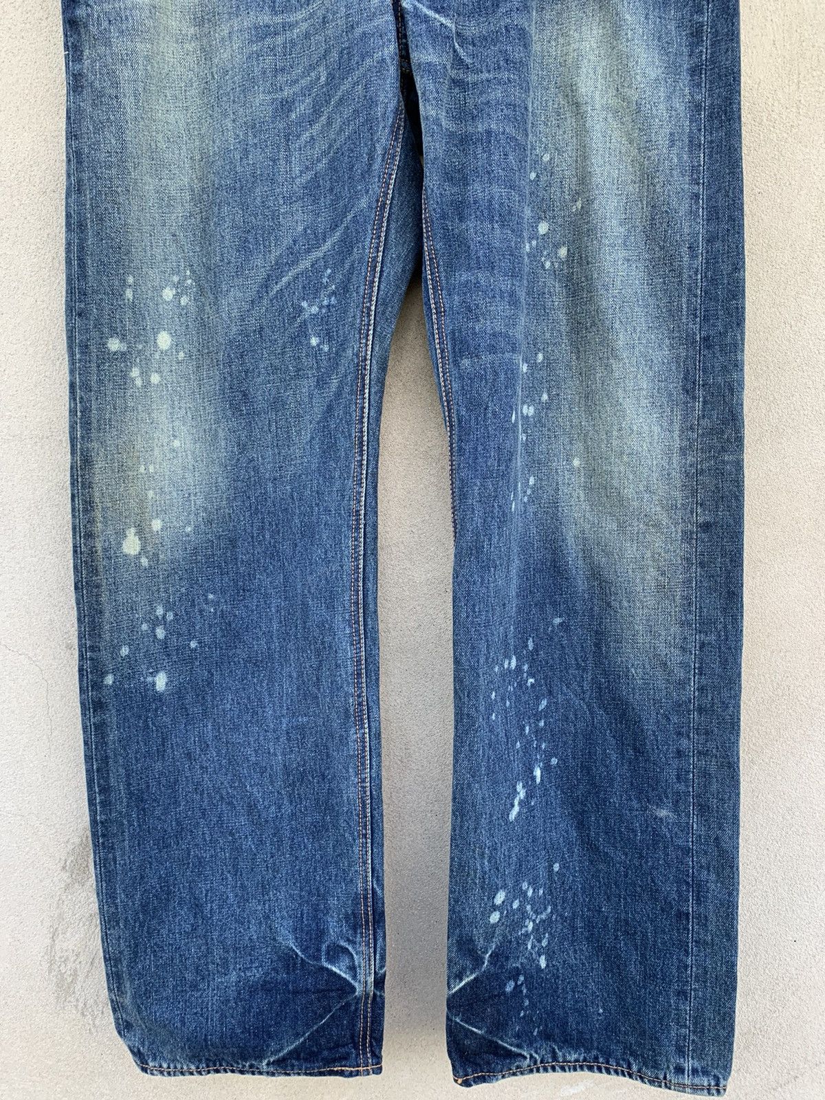 Japanese Brand Asnadispec Armoured Division Task Force Selvedge Denim Pants Size US 37 - 14 Thumbnail