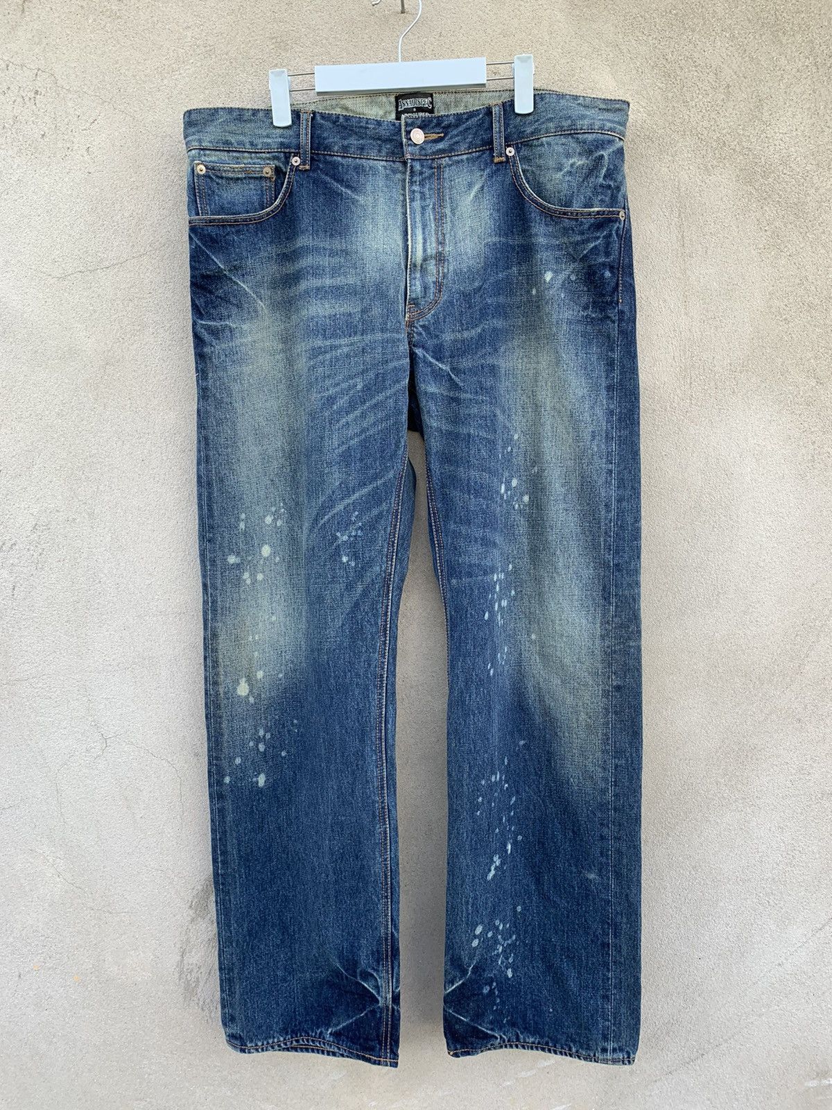 Japanese Brand Asnadispec Armoured Division Task Force Selvedge Denim Pants Size US 37 - 3 Thumbnail