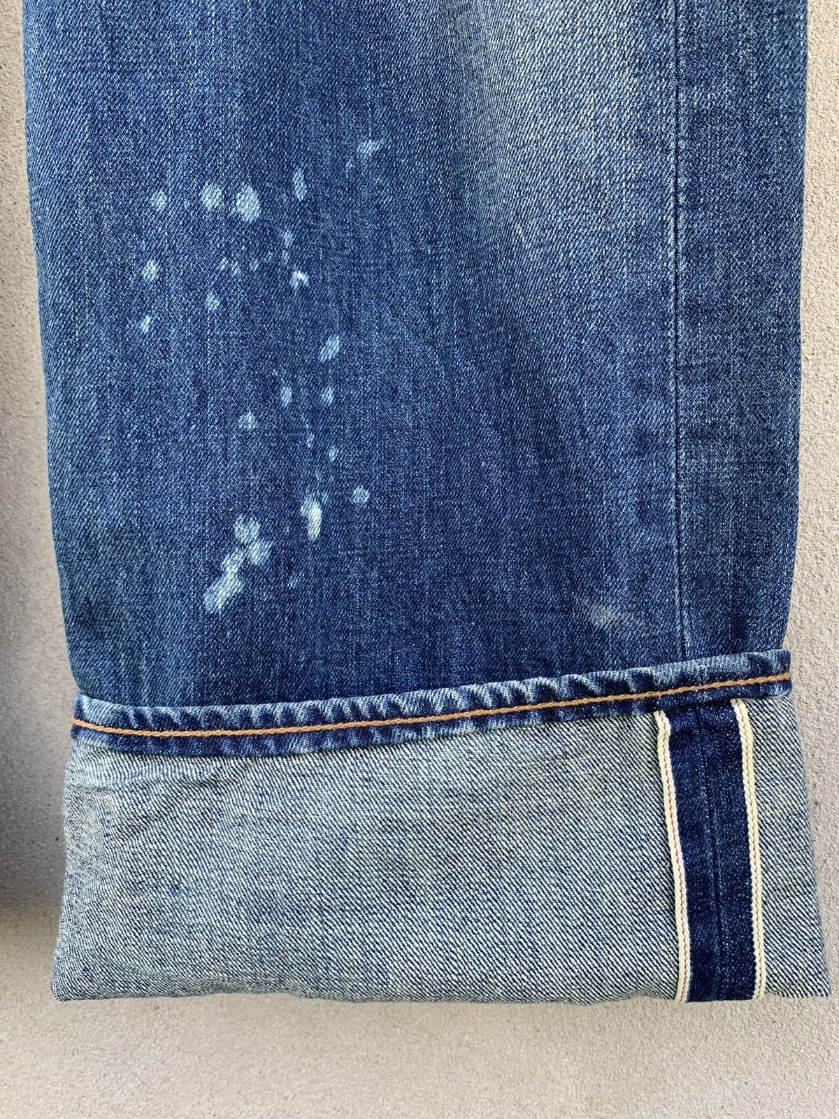 Japanese Brand Asnadispec Armoured Division Task Force Selvedge Denim Pants Size US 37 - 19 Thumbnail