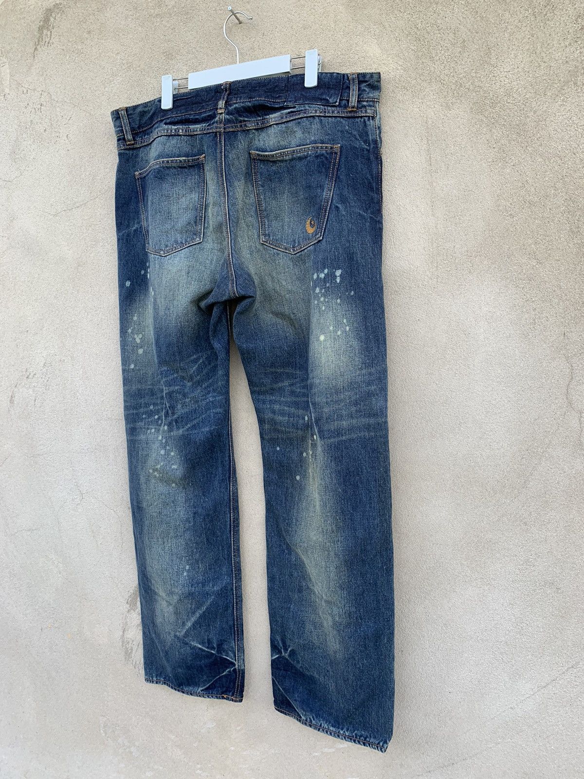 Japanese Brand Asnadispec Armoured Division Task Force Selvedge Denim Pants Size US 37 - 8 Thumbnail