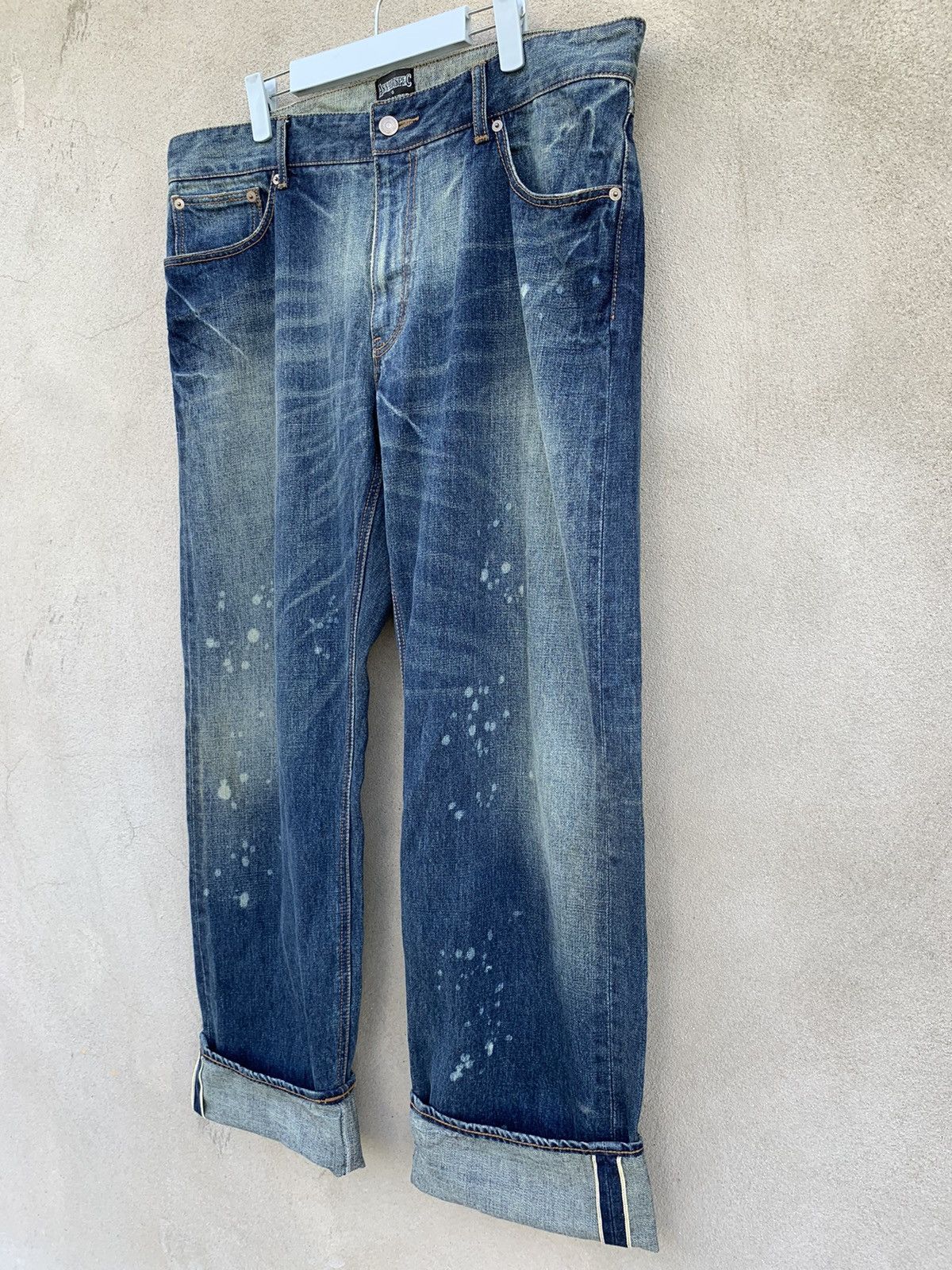 Japanese Brand Asnadispec Armoured Division Task Force Selvedge Denim Pants Size US 37 - 18 Thumbnail